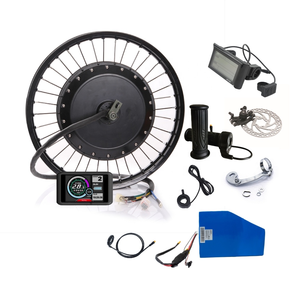 72V 5000W Hub Motor Kit - 빅 토크 전기 자전거 변환 키트
