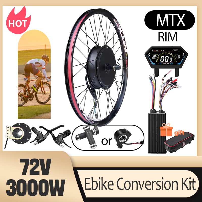 Ebike Conversion Kit 72V 3000W - 3000W MTX39 전기 자전거 변환 키트