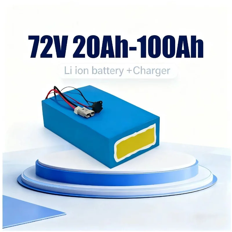 Electric Bicycle Battery 72V 30Ah - BMS 72V 리튬이온 배터리 팩 20Ah/30Ah/50Ah/80Ah/100Ah