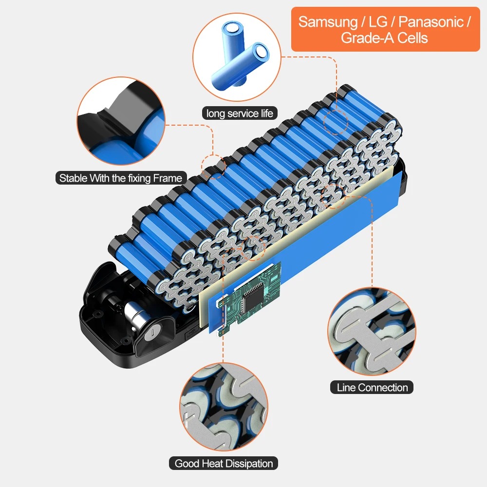 하이롱 36V 48V 52V용 새 제품, 바팡 BBS0 - Ebike Battery 48V 20Ah Hailong 리뷰 및 가격