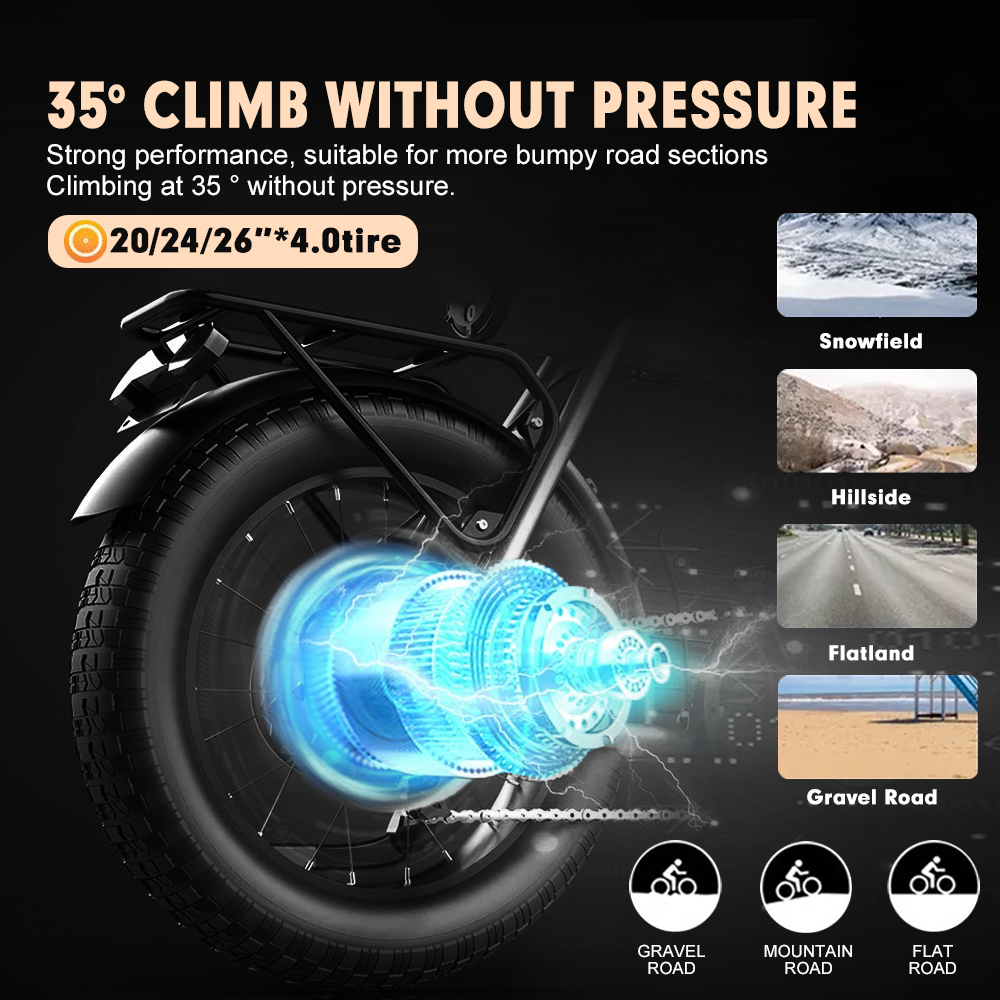 48V2000W 전기 팻바이크 모터 키트 4.0 타이어 - 72V 5000W Hub Motor Kit 리뷰 및 가격