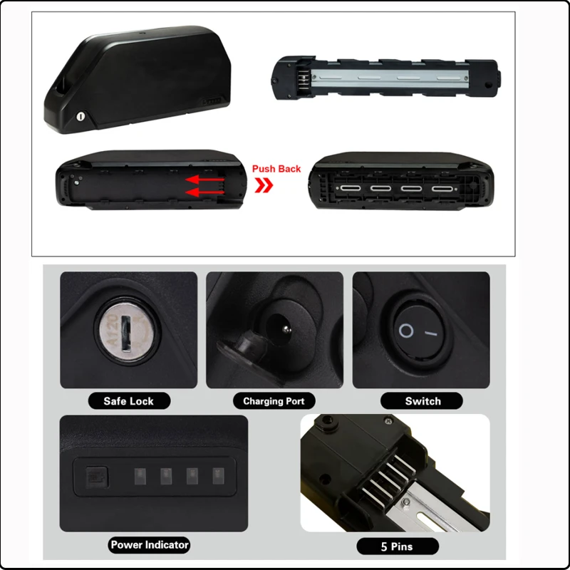 챔 36 60 52v 48v 72v 45ah 60ah  - Ebike Battery 48V 20Ah Hailong 리뷰 및 가격
